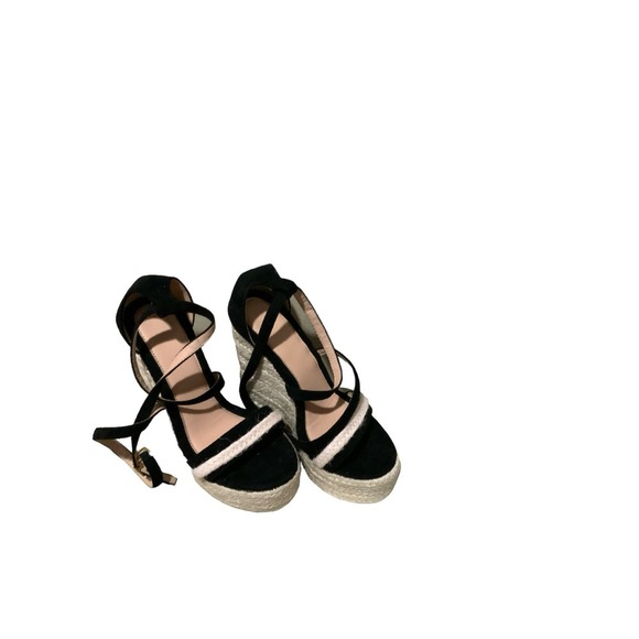 unbranded Shoes - Women's Two Tone Wedge Ankle Straps Sandals Size 6.5 New without Tags